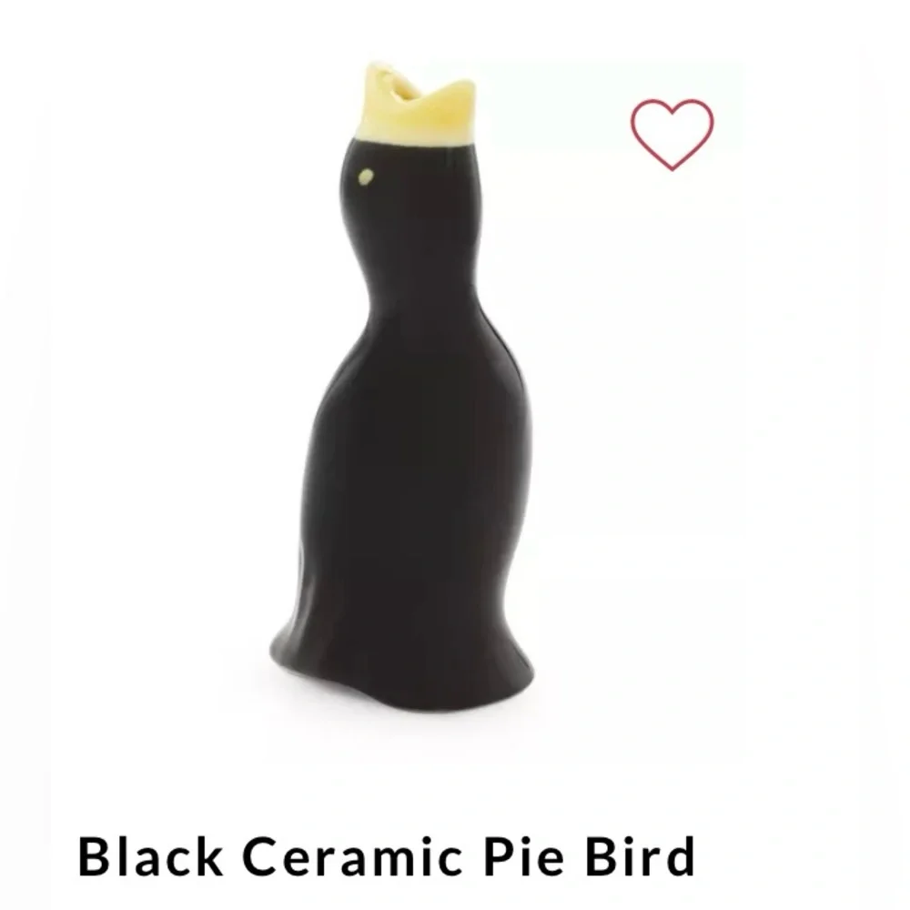 Sur La Table Black ceramics pie bird